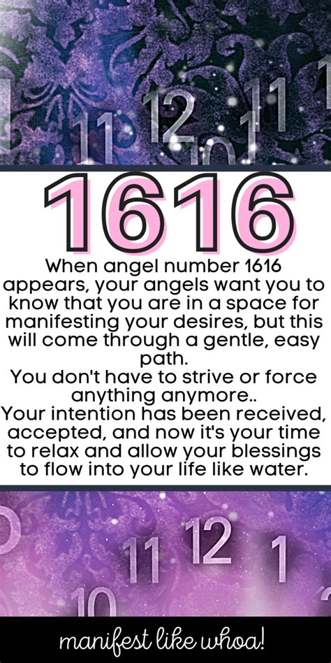 1616 Angel Number Meaning